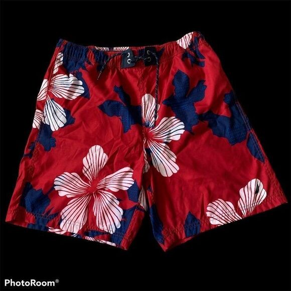Nautica Swim Trunks Elastic Waist - Picture 1 of 5